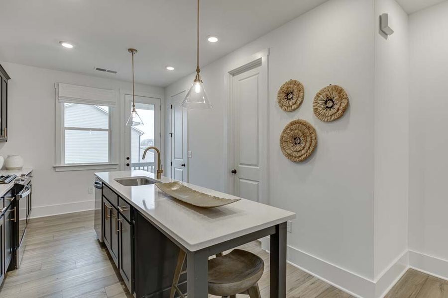 Kitchen featuring Industrial Collection Finishes