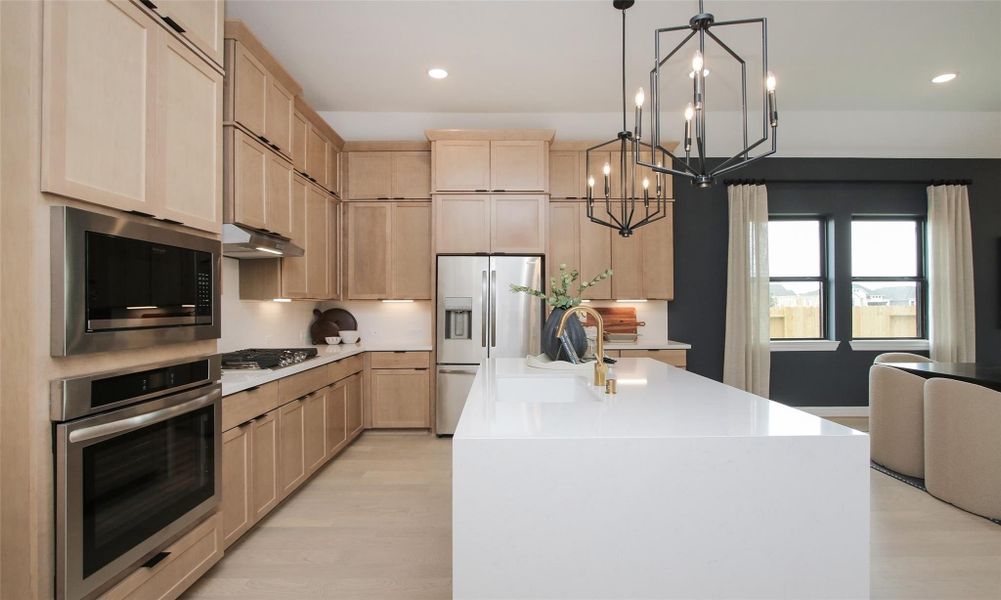 Furnished interior view inside a new home in Coastal Point, League City (Image 17).