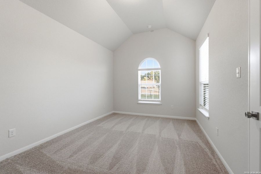 Spacious, unfurnished interior of a new home in The Woodlands at Medina Hills, Mico (Image 28).