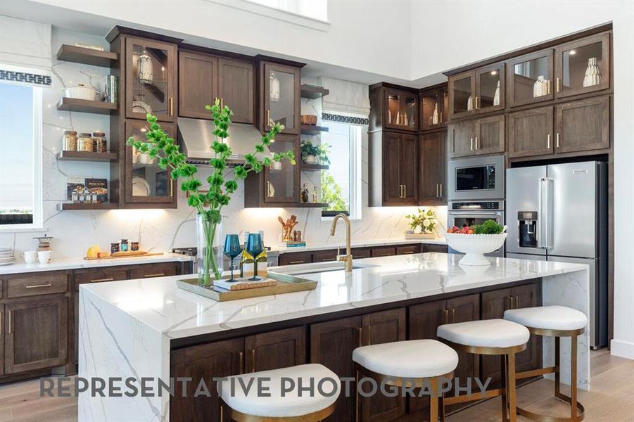 Furnished interior view inside a new home in Mosaic, Celina (Image 7).