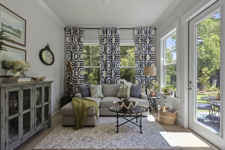 Furnished interior view inside a new home in , Mount Pleasant (Image 35).