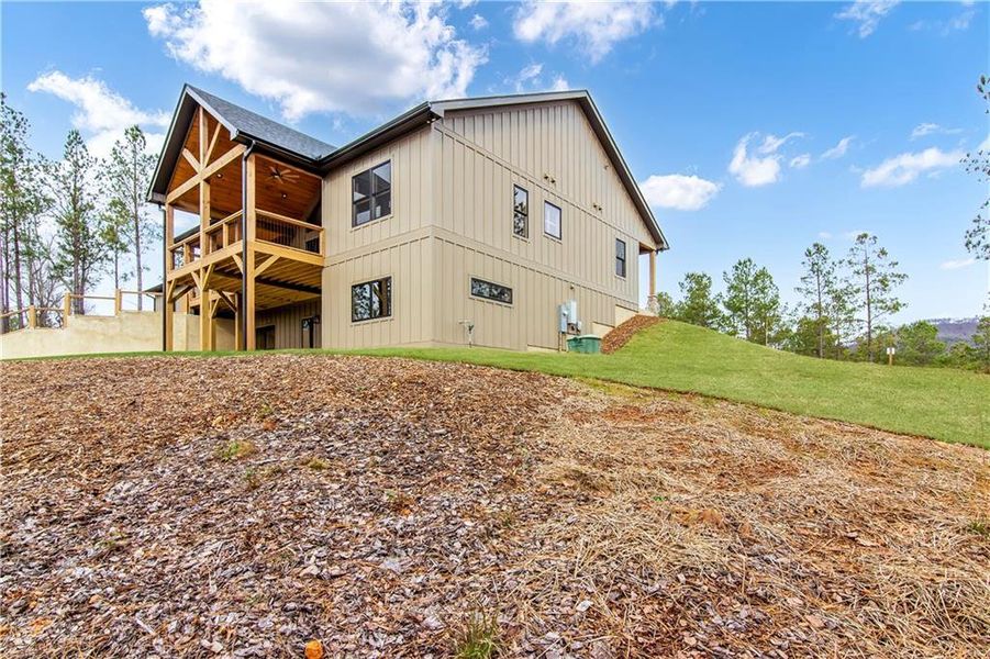 Exterior details and patio area of a home in , Talking Rock (Image 26).