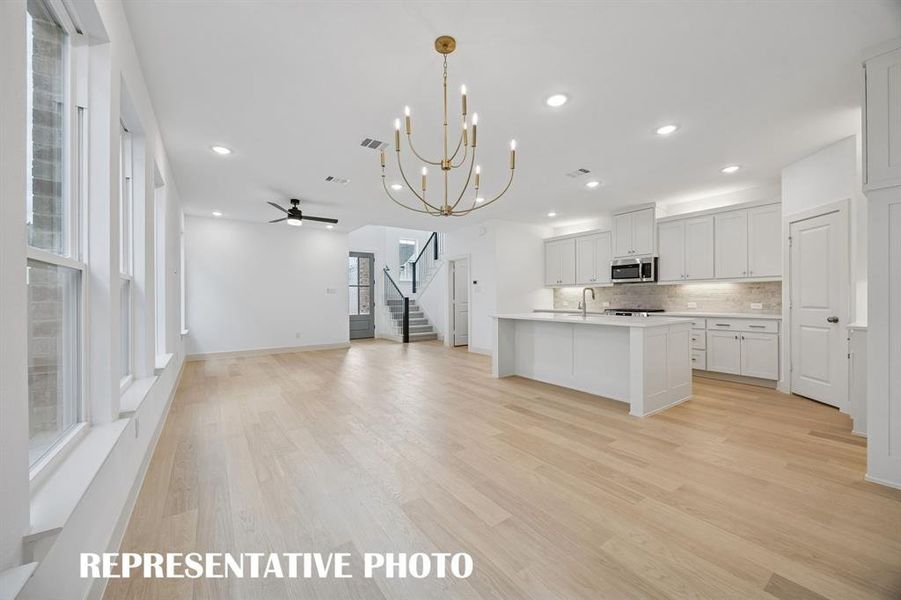 Whether it's lively dinner parties or cozy family meals, this wonderful dining room fits all occasions! REPRESENTATIVE PHOTO Whether it's lively dinner parties or cozy family meals, this wonderful dining room fits all occasions! REPRESENTATIVE PHOTO