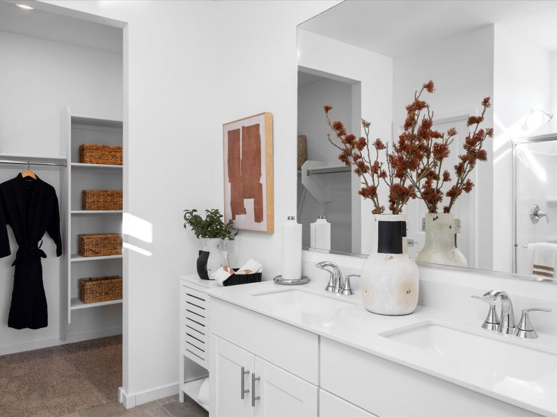 Furnished interior view inside a new home in Allure Vista Estate Series, Buckeye (Image 11).