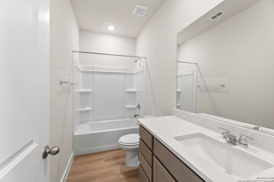 Furnished interior view inside a new home in , New Braunfels (Image 6).