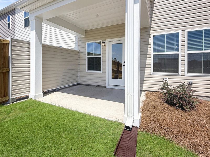 Exterior details and patio area of a home in , Summerville (Image 30).