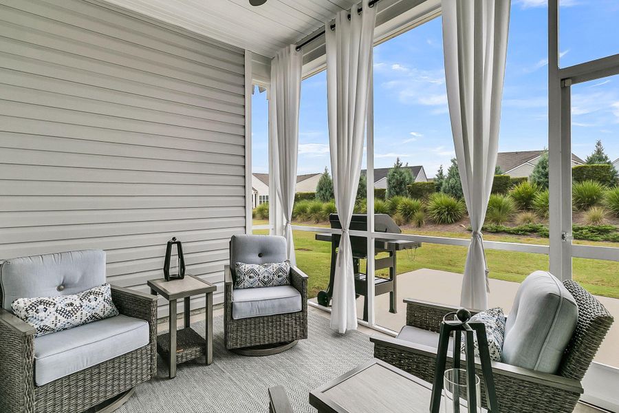 Exterior details and patio area of a home in , Summerville (Image 30).