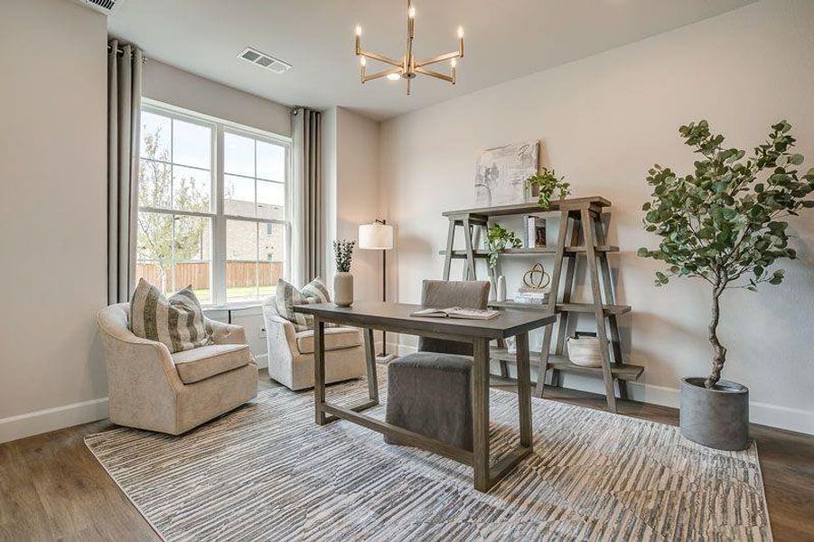 Furnished interior view inside a new home in Creekside, Royse City (Image 6). Furnished interior view inside a new home in Creekside, Royse City (Image 6).