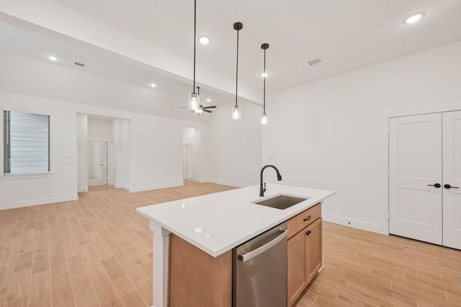 Furnished interior view inside a new home in Kresston, Montgomery (Image 6). Furnished interior view inside a new home in Kresston, Montgomery (Image 6).