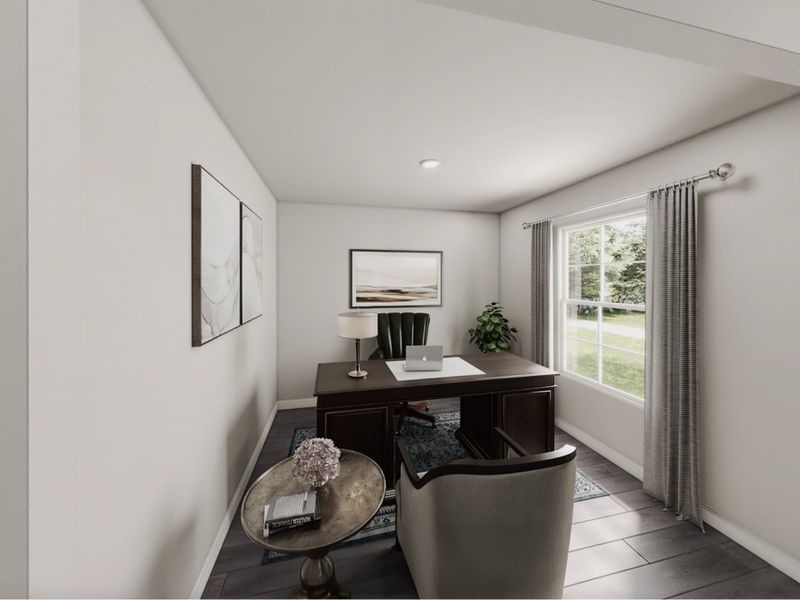Representative furnished interior of a home built from the Madison by National HomeCorp in Forest Ridge, Edgefield (Image 9).