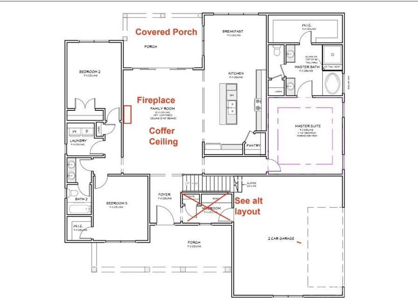2D floor plan layout of this home in , Gastonia, NC (Image 2). 2D floor plan layout of this home in , Gastonia, NC (Image 2).