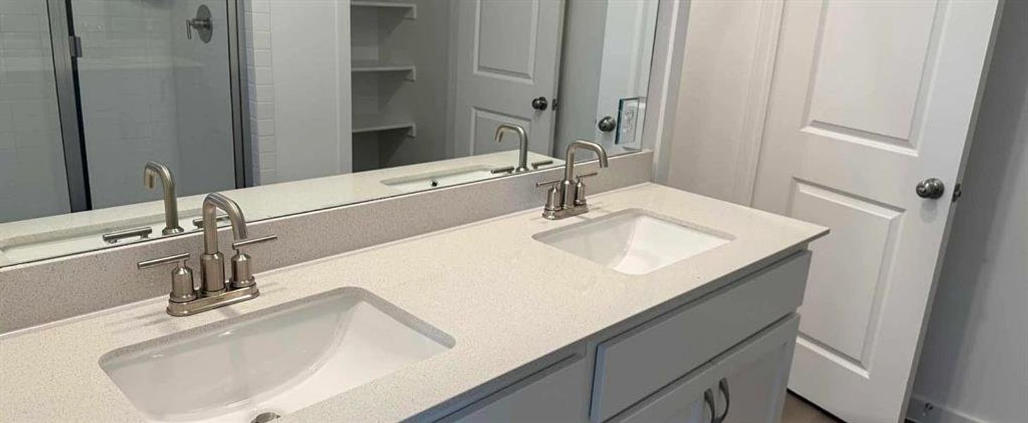 Primary Bathroom Construction Progress featuring the Timeless Collection Primary Bathroom Construction Progress featuring the Timeless Collection