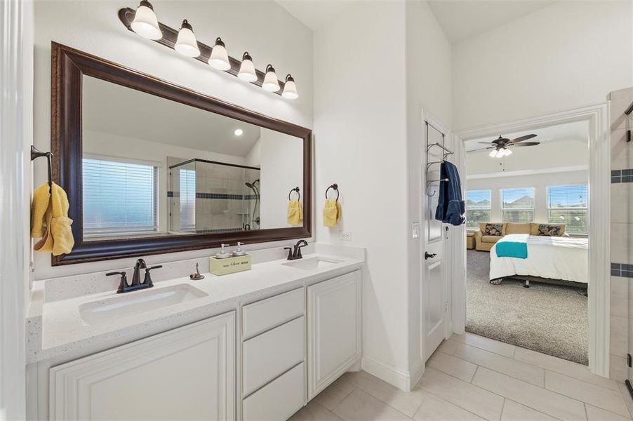 Primary bathroom Primary bathroom