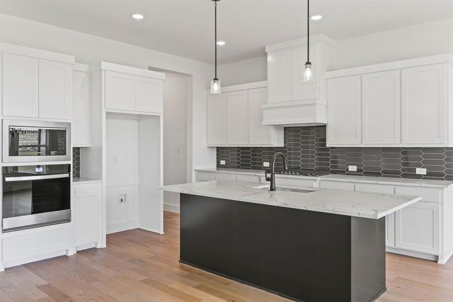 Furnished interior view inside a new home in Chatham Reserve, Providence Village (Image 8).