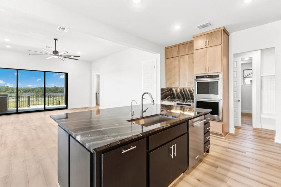 Furnished interior view inside a new home in Leander Estates, Leander (Image 6).