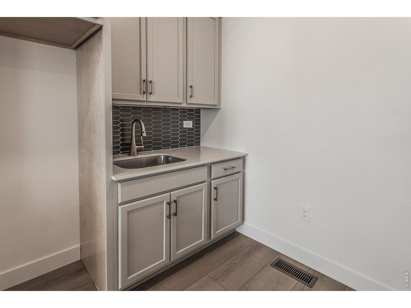 Furnished interior view inside a new home in Prairie Song Story Collection - Single Family Homes, Windsor (Image 18).