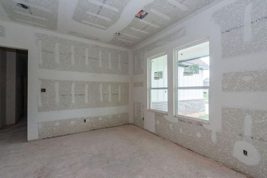 Bright, unfinished room with two large windows providing ample natural light, perfect for customizing your dream space. Bright, unfinished room with two large windows providing ample natural light, perfect for customizing your dream space.