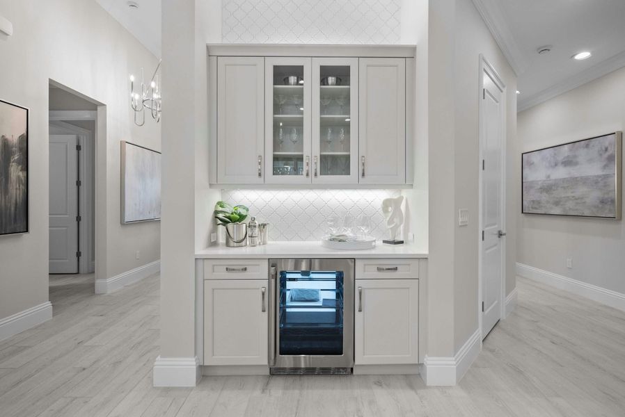 2D floor plan layout for the Seabreeze Grande by GHO Homes in Seaglass, Vero Beach, FL (Image 109).