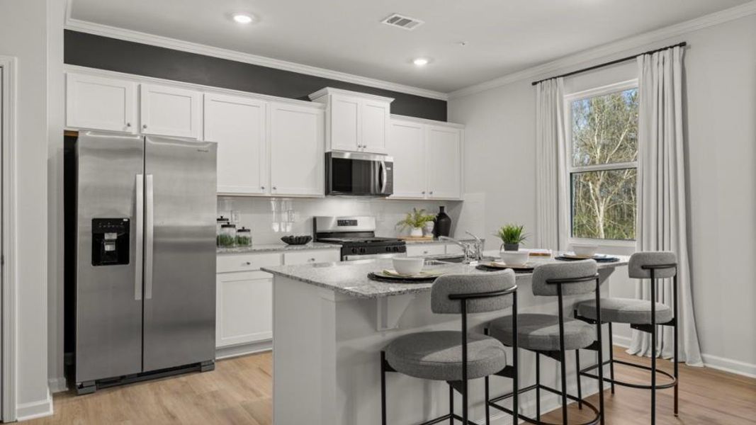 Furnished interior view inside a new home in Creekview, Atlanta (Image 5).