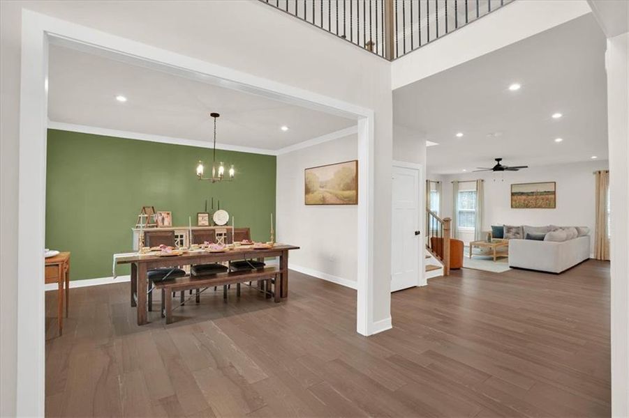 Furnished interior view inside a new home in , Fayetteville (Image 16).