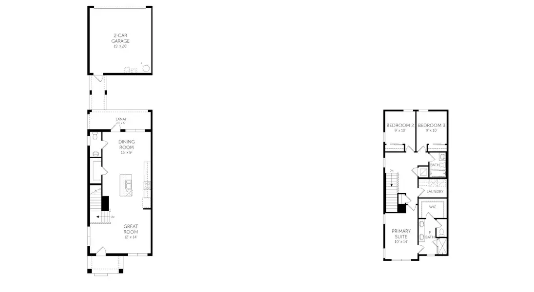 2D floor plan layout of this home in Serenade at Ovation, Winter Garden, FL (Image 2). 2D floor plan layout of this home in Serenade at Ovation, Winter Garden, FL (Image 2).