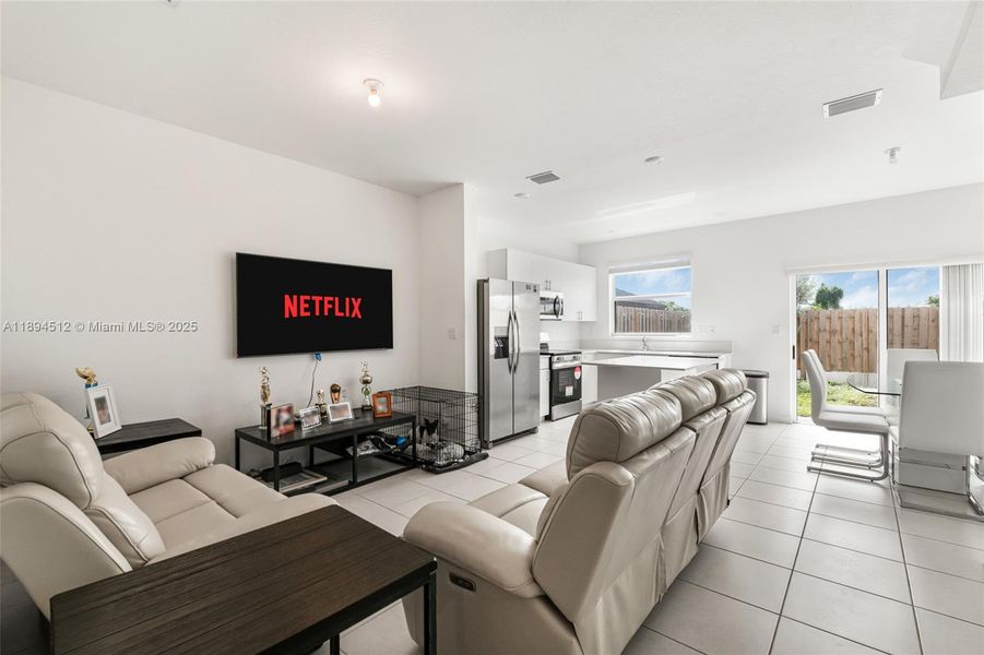 Furnished interior view inside a new home in , Homestead (Image 7). Furnished interior view inside a new home in , Homestead (Image 7).