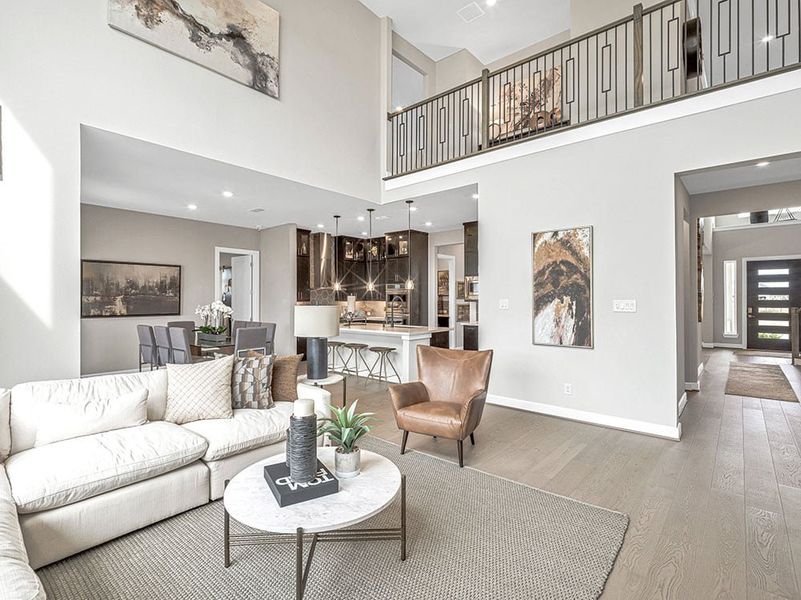 Representative furnished interior of a home built from the Palisade by Taylor Morrison in Avalon at Friendswood, Friendswood (Image 17).