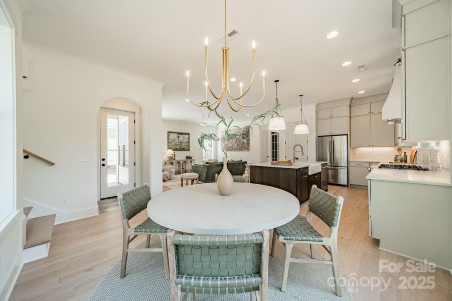 Furnished interior view inside a new home in , Charlotte (Image 4).