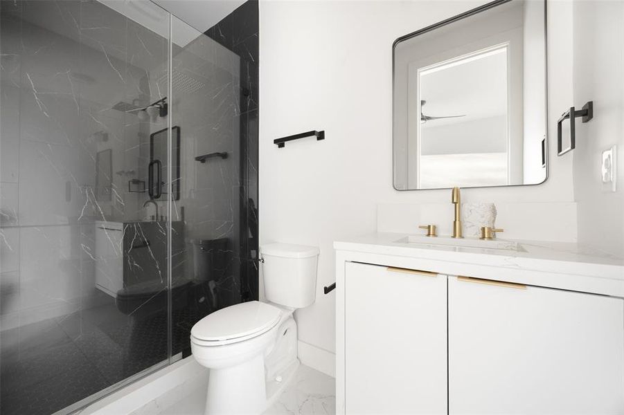 Furnished interior view inside a new home in , Dallas (Image 8).