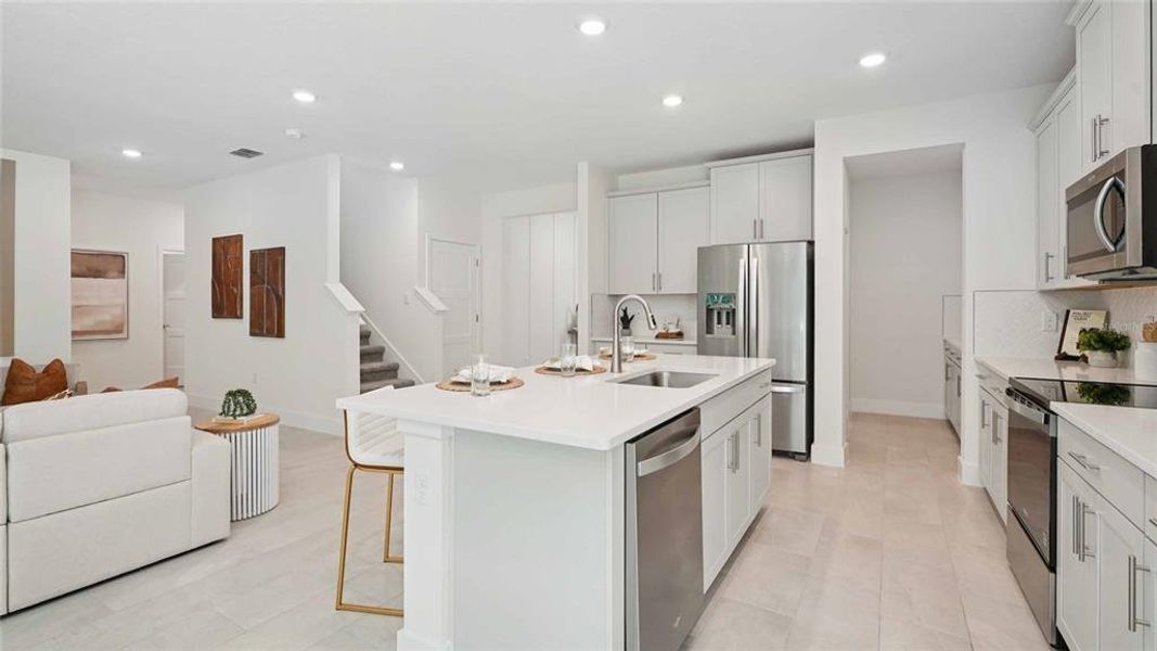 Furnished interior view inside a new home in Buchanan Trails, Newberry (Image 16).