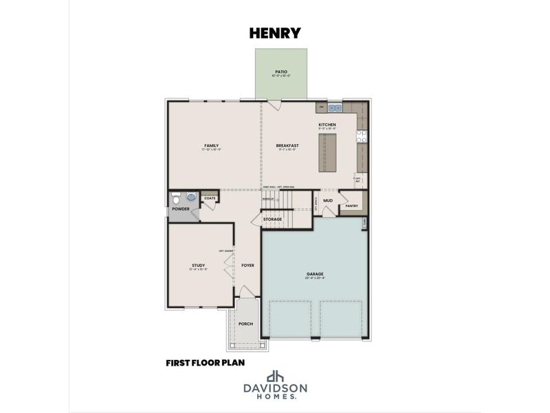 The Henry First Floor Plan The Henry First Floor Plan