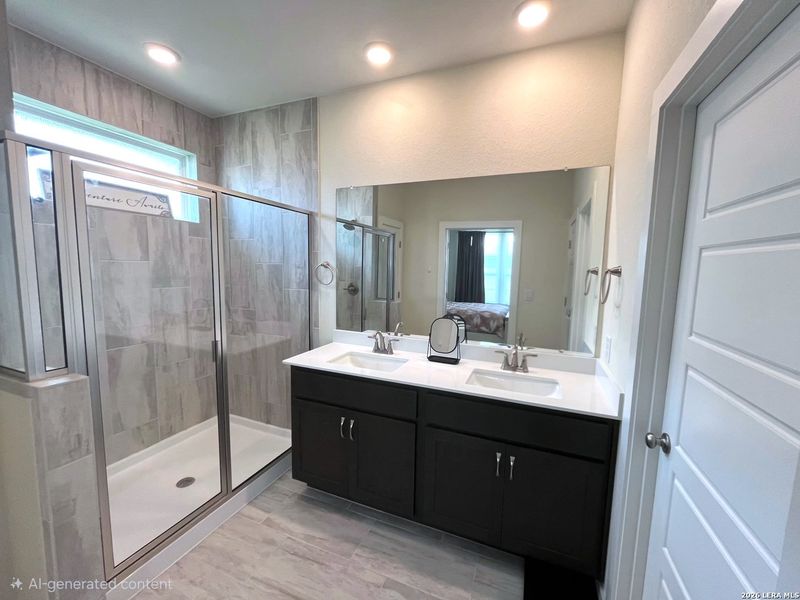 Furnished interior view inside a new home in , Seguin (Image 14).