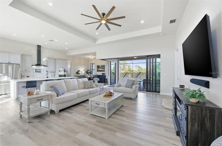 Furnished interior view inside a new home in , Placida (Image 36). Furnished interior view inside a new home in , Placida (Image 36).