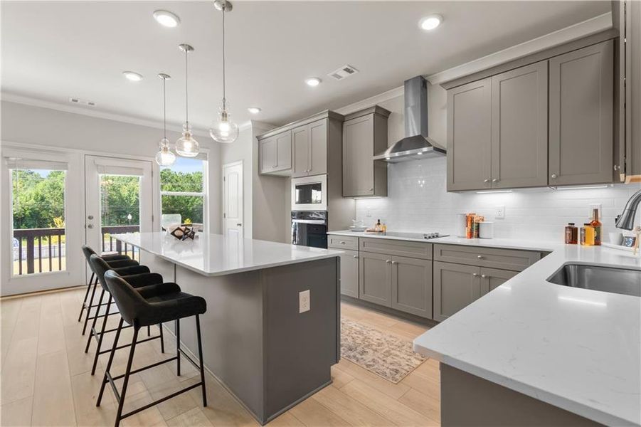 Furnished interior view inside a new home in Silverock, McDonough (Image 13).
