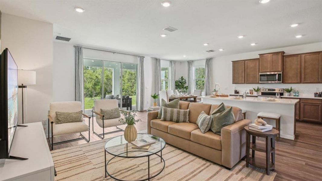 Furnished interior view inside a new home in , Wesley Chapel (Image 15).