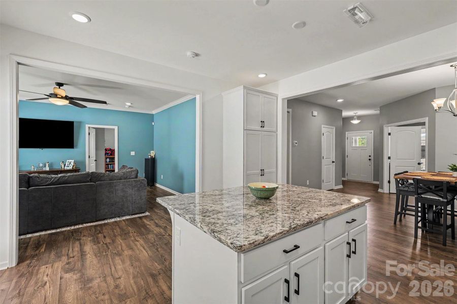 Furnished interior view inside a new home in , China Grove (Image 14).