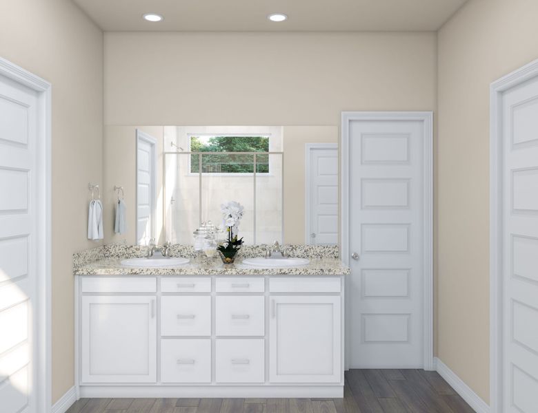 Image 7 representing the Abilene by Tri Pointe Homes in Mason Woods, Cypress, TX.