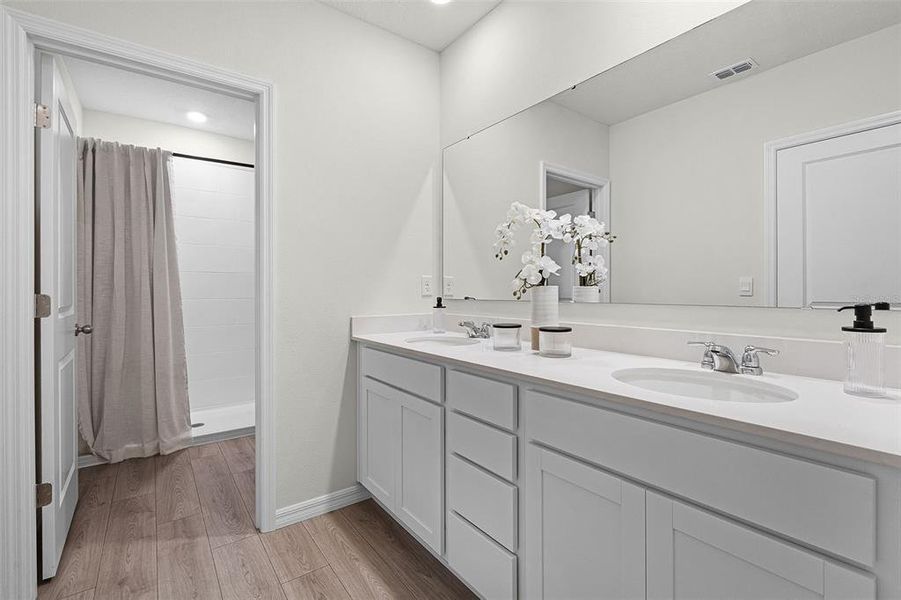 Furnished interior view inside a new home in Nona West, Orlando (Image 12).