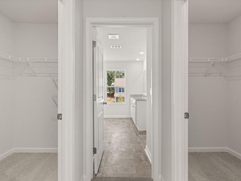 Furnished interior view inside a new home in Parkside at Carter Grove, Cartersville (Image 14).