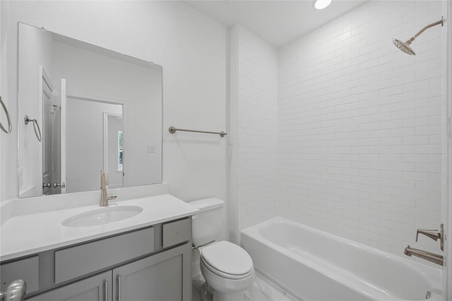 Furnished interior view inside a new home in , Houston (Image 6).