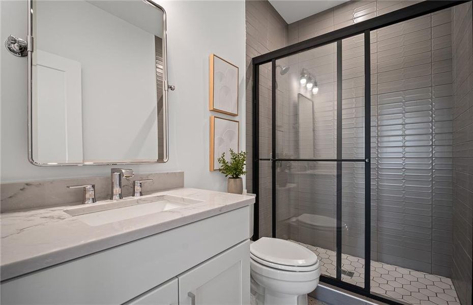 Furnished interior view inside a new home in , Cumming (Image 31).