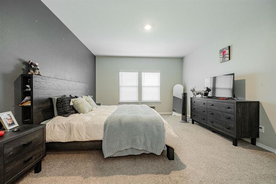 Carpeted bedroom Carpeted bedroom