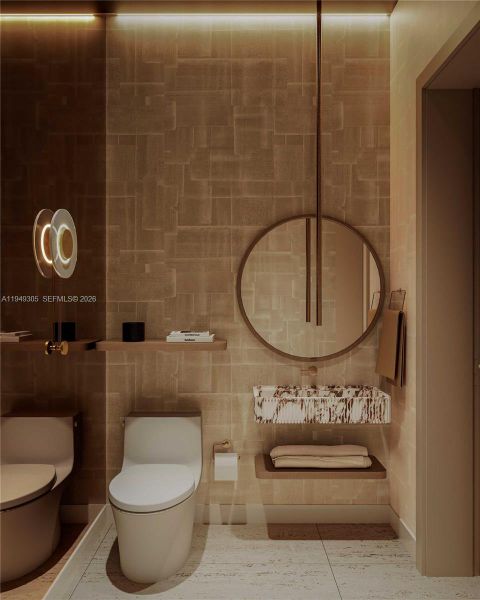 Furnished interior view inside a new home in , Pinecrest (Image 8).