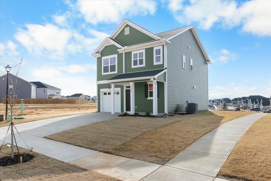 Front exterior of a new home in Windsor, North Augusta, SC, highlighting curb appeal (Image 2).