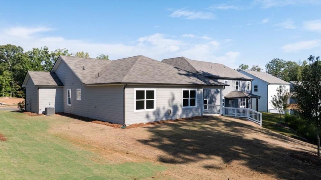 Exterior details and patio area of a home in Falcon Landing, Gainesville (Image 17).