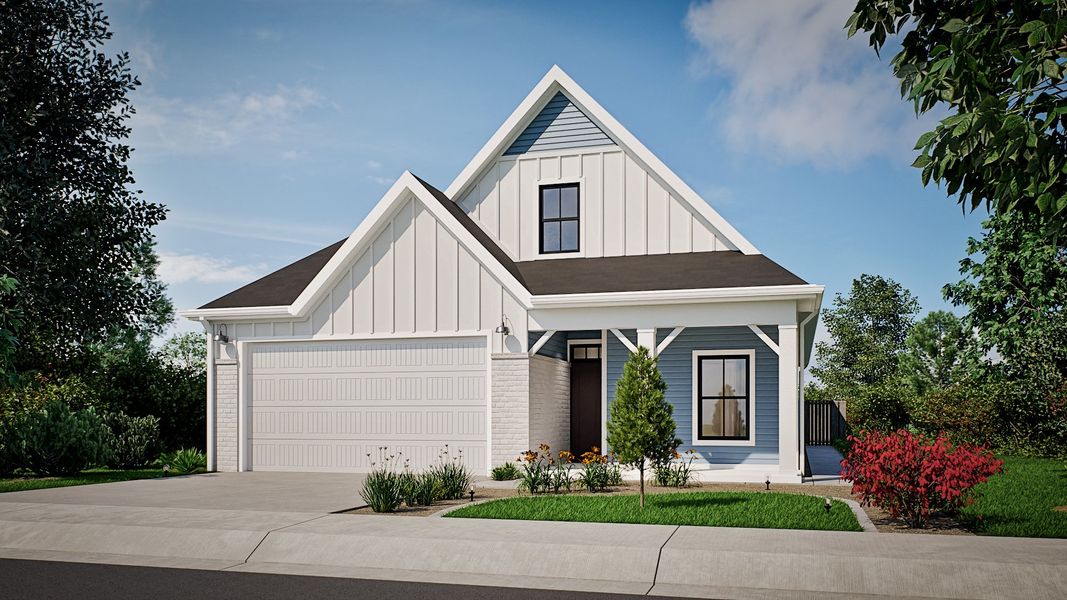 Representative exterior photo of a completed home built from the Rockaway by Epcon Communities in Chipeta Hollows, Grand Junction, CO (Image 17). Representative exterior photo of a completed home built from the Rockaway by Epcon Communities in Chipeta Hollows, Grand Junction, CO (Image 17).
