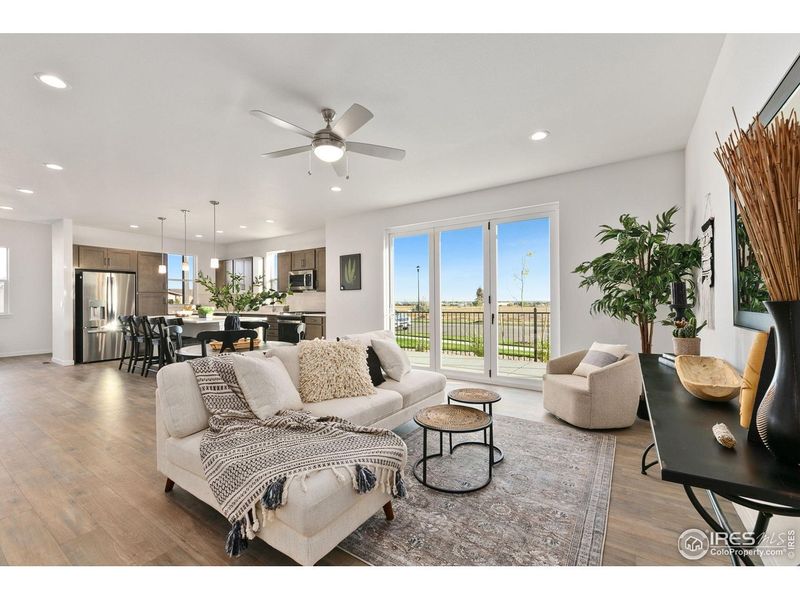 Furnished interior view inside a new home in , Fort Collins (Image 16).