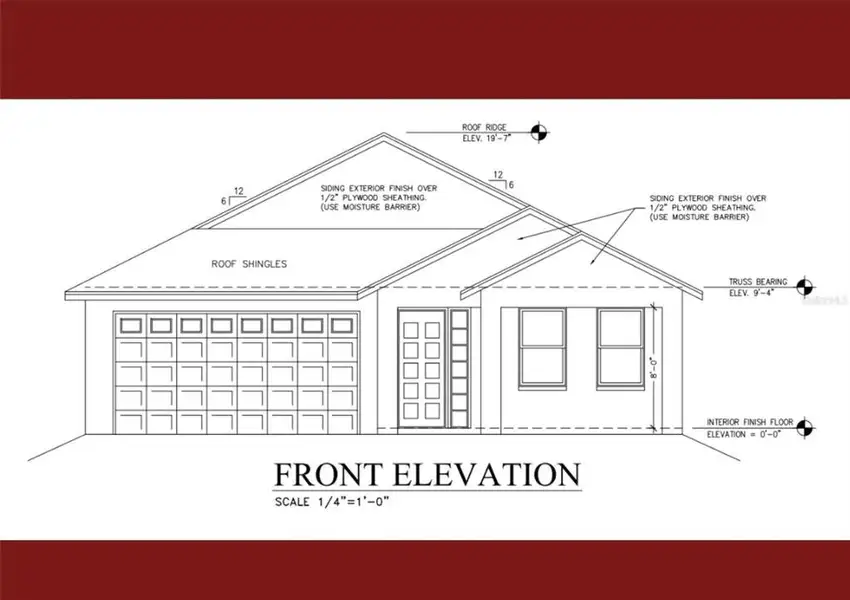 Exterior rendering of this home design in , Spring Hill, FL (Image 1). Exterior rendering of this home design in , Spring Hill, FL (Image 1).