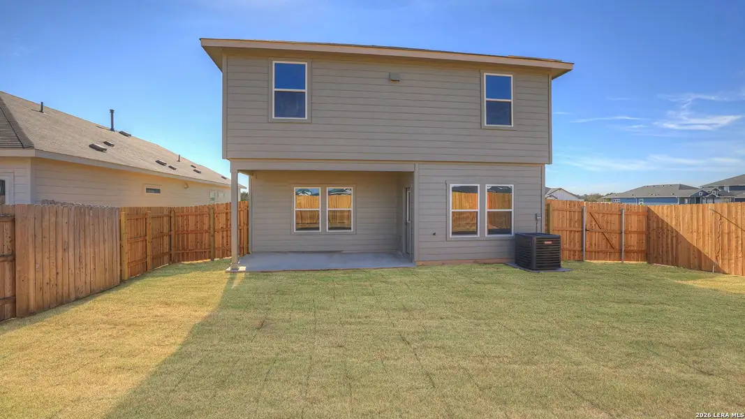 Exterior details and patio area of a home in Paramount, Kyle (Image 3).