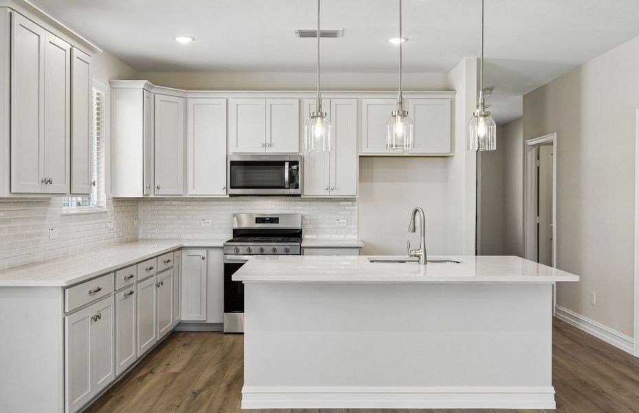 Furnished interior view inside a new home in Rosemary Fields, Godley (Image 4).
